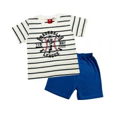 Cuddles Toddler Boy Fashion Suit Set (BSW1006) - Blue