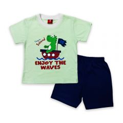 Cuddles Toddler Boy Fashion Suit Set  (BSW1006) – Light Green