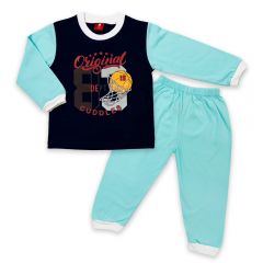 Cuddles Toddler Fashion Pyjamas Suit Set  (BSW1007) – Mint