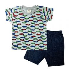 Cuddles Fashion Baby Suit Set (BSW1107)  - Full Print