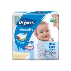 DRYPERS WEE-WEE DRY JUMBO PACK NB64'S