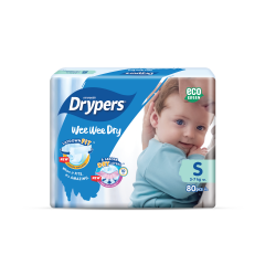 DRYPERS WEE-WEE DRY MEGA-PACK S82S