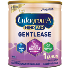 Enfagrow A+ MindPro Step 3 Gentlease Susu Milk Formula Powder (800G)