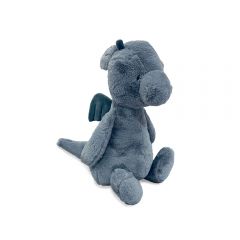 SN Toys Soft Furry Animal Dragon Doll - Light Grey (GS-3566/13Dragon)