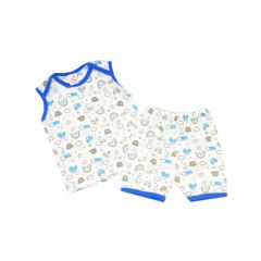 Baby Hippo Infant Suit (HFS0124-23001) - Blue
