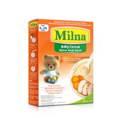 Milna Dry Cereal for Infants (6+) & Young Children (120g) - Chicken + Carrot