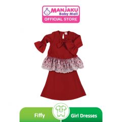 Fiffy Girl Raya Fashion Malay Dress (2323032) - Red