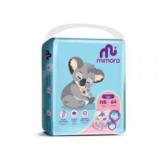 Mimora Chlorine Free Tape Diapers NB64