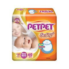 PetPet Tape Diaper Jumbo Pack - NB/S