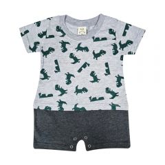 Cuddles Unisex Baby Romper (RPW335) - Grey