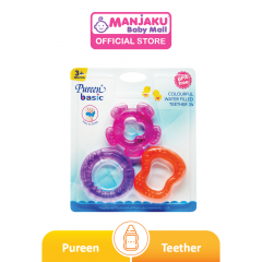 Pureen Colourful Water Filled Teether 3's