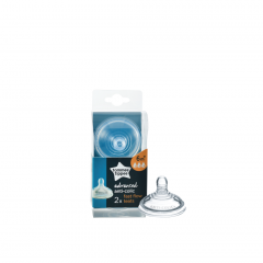 Tommee Tippee Closer To Nature Advanced Anti-Colic Plus Teats - Fast Flow (2 Pcs)