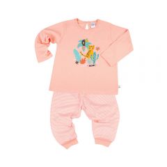 FIFFY Girl Range Long Sleeves Girl Pyjamas ST (3522610) - Peach