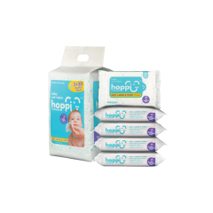 Hoppi 5-In-1 Bundle Pack Baby Wet Wipes (20 sheet x 5)