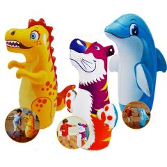 Intex 3D Bop Bag Animal Wrestler Boxing Punching Kids Inflatable Toys - Assorted Design (Model: 44670)